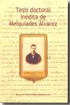 Tesis doctoral inédita de Melquíades Álvarez