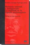 Memoria colonial e inmigración. 9788472903586