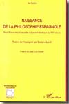 Naissance de la philosophie espagnole