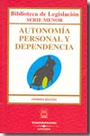 Autonomía personal y dependencia. 9788447027088