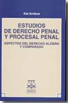 Estudios de Derecho penal y procesal penal. 9789561017535