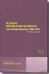 El exilio republicano en México