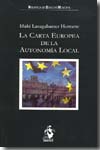 La carta europea de la autonomía local