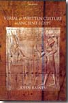 Visual and written culture in ancient Egypt