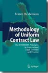 Methodology of uniform contract Law. 9783540444619