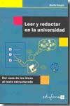 Leer y redactar en la universidad