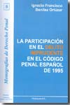 La participación en el delito imprudente en el Código Penal español de 1995
