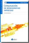 Catalogación de monografías impresas