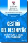 Gestión del desempeño. 9788423425259