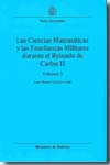 Las ciencias matemáticas y las enseñanzas militares durante el reinado de Carlos II