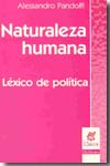 Naturaleza humana