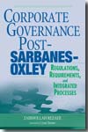 Corporate governance post Sarbanes-Oxley.