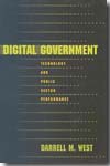 Digital government. 9780691134079