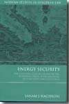Energy security. 9781841137285