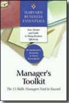 Manager's toolkit. 9781422118689