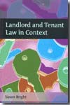Landlord and tenat Law in context. 9781841137223