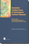 Annotated leading cases of International Criminal Tribunals. Vol.13
