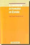 La inversión extranjera en España. 9788488123688
