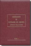 Legislación de entidades de crédito. 9788488089007