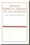 Ensayo sobre el origen de las lenguas. 9789681676438