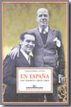 En España con Federico García Lorca
