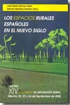 Los espacios rurales españoles en el nuevo siglo. 9788483717790