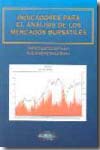Indicadores para el análisis de los mercados bursátiles. 9788460712176