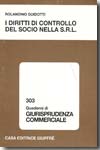 I Diritti di controllo socio nella S.R.L.. 9788814135651