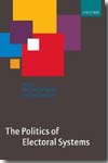 The politics of electoral systems. 9780199238675