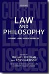 Law and philosophy. 9780199237159