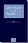 Reputation and defamation. 9780199231454