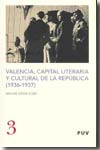 Valencia, capital literaria y cultural de la República (1936-1937)