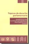 Tópicos de Derecho parlamentario