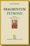 Fragmentum Petronii. 9788496956056