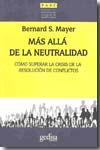 Más allá de la neutralidad. 9788497841535