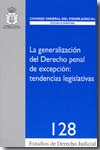 La generalización del Derecho penal de excepción. 9788496809550