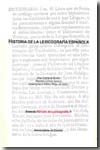 Historia de la lexicografía española. 9788497492676