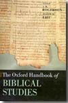 The Oxford Handbook of Biblical Studies