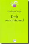 Droit constitutionnel. 9782130563013