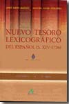 Nuevo tesoro lexicográfico del español (S XIV-1726)