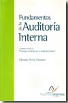 Fundamentos de la auditoría interna. 9788493385941