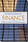 Introduction to finance. 9780470128923