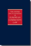 The Oxford encyclopaedia of European Community Law. T. 3