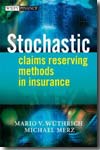 Stochastic claims  reserving methods in insurance. 9780470723463