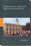 Pacto local, segunda descentralización. 9788497212878