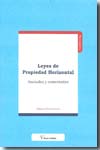 Leyes de propiedad horizontal. 9788496705388