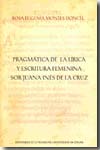 Pragmática de la lírica y escritura femenina. 9788477238065