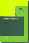 Sustainable development in international and national Law