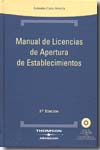 Manual de licencias de apertura de establecimientos. 9788483557525