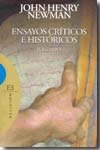 Ensayos críticos e históricos. Volumen 1. 9788474908350